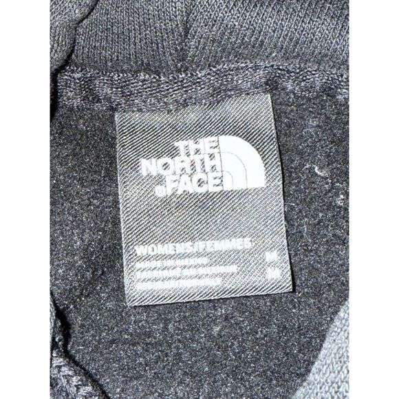 The North Face Womens Cropped Hoodie Black Yellow Cozy Preppy Outdoor Medium - Picture 9 of 13